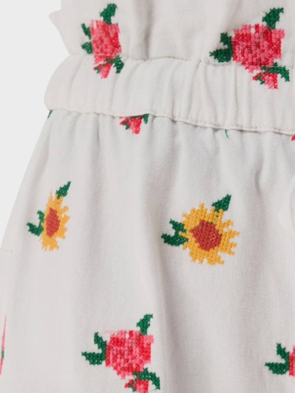 FARM Rio Mixed Flowers Embroidered Pants Size Medium - Picture 6 of 15